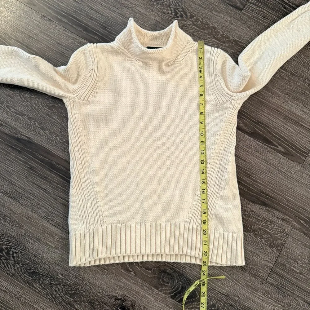 J. Crew Always Cream Roll Neck Sweater